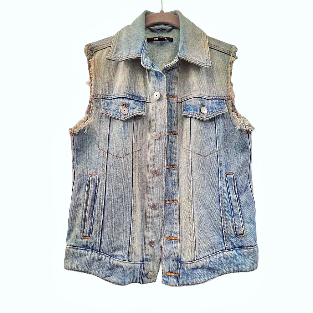 Insight Denim Biker Vest